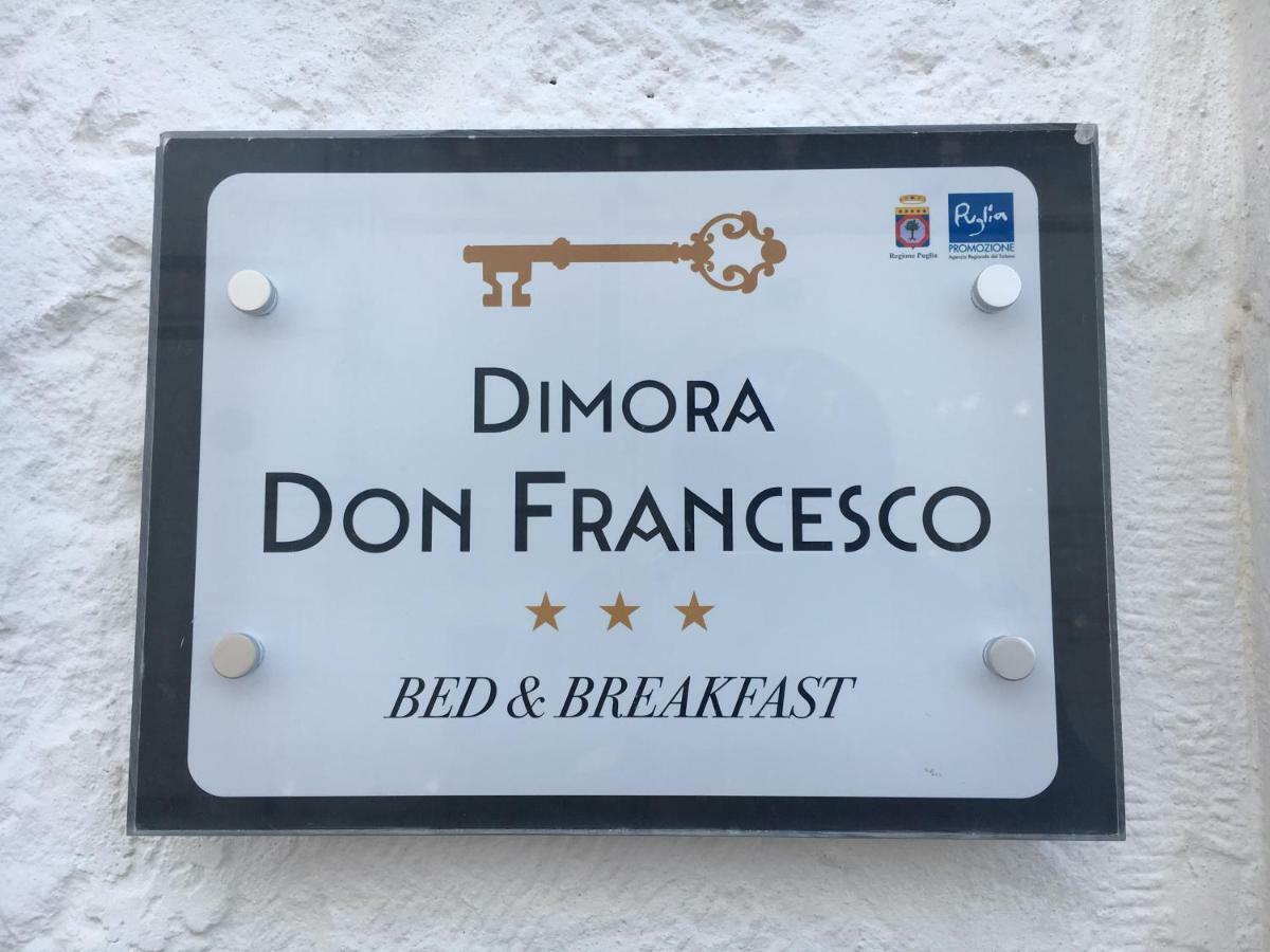 Bed and Breakfast Dimora Don Francesco Alberobello Exterior foto